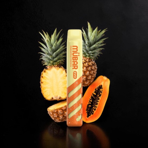 Mübar Evo 800 Disposable Pineapple Papaya 20mg