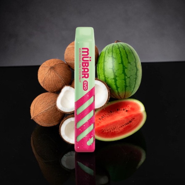 Mübar Evo 800 Disposable Watermelon Coconut 20mg