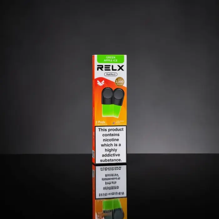 producto relx capsulas green apple pack 2