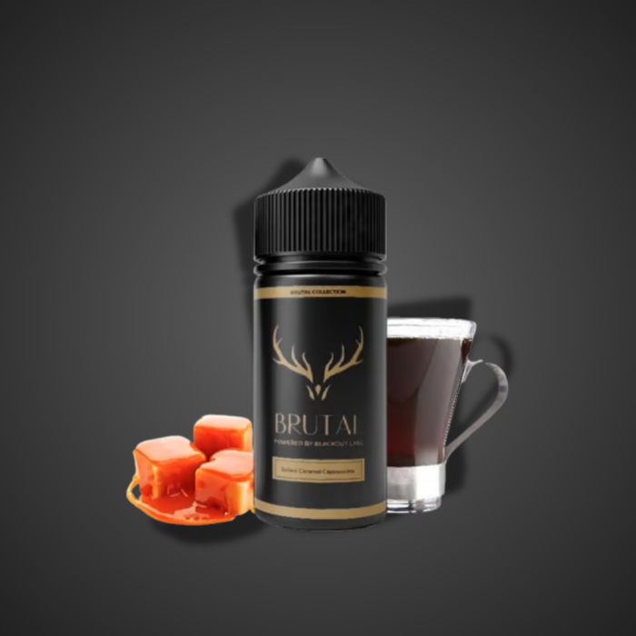 PRODUCTO AROMA BLACKOUT BRUTAL LONGFILL SALTED CARAMEL CAPUCHINO