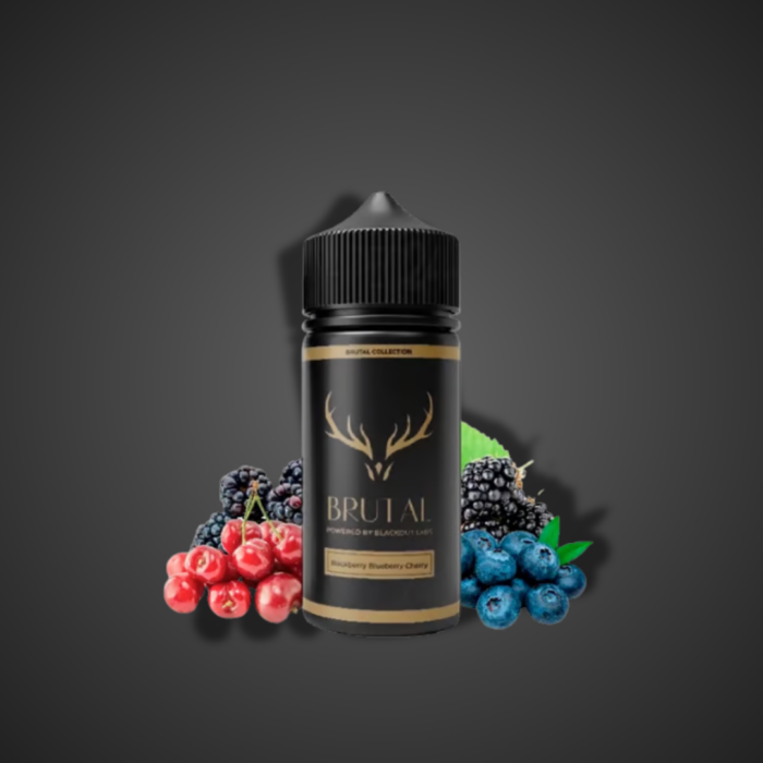 PRODUCTO AROMA BLACKOUT BRUTAL LONGFILL BLACKBERRY BLUEBERRY CHERRY