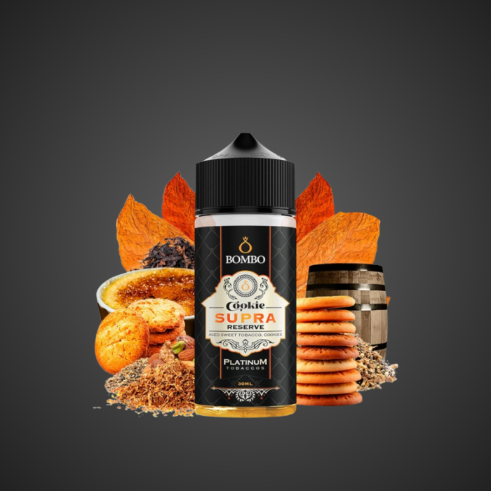 PRODUCTO AROMA LONGFILLS BOMBO PLATINUM TOBACCO COOKIE SUPRA
