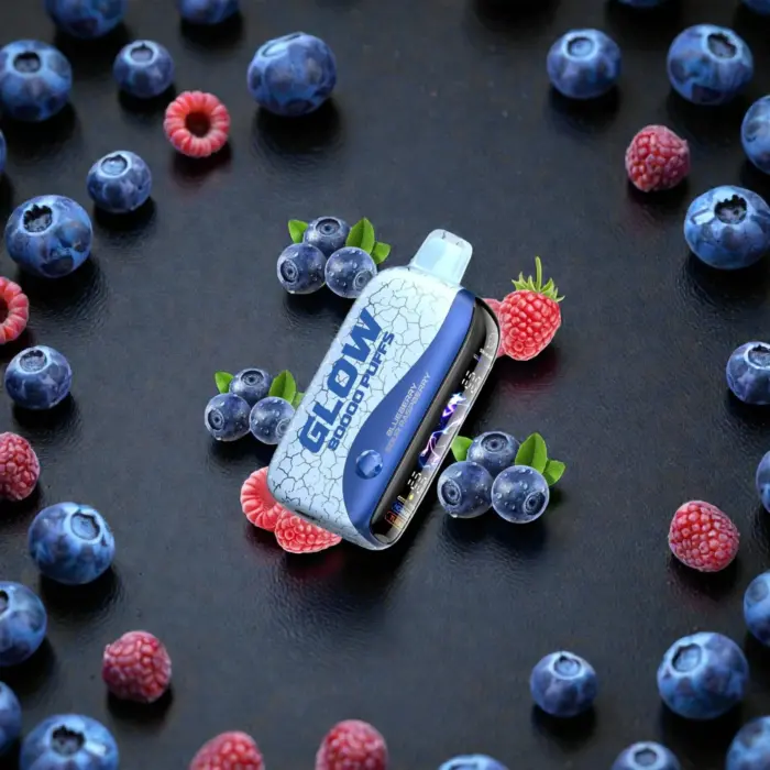 Gudbar Glow 80.000 Puffs Blueberry Sour Raspberry 0mg